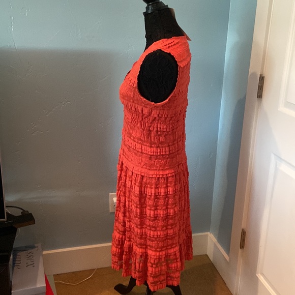 Adorable MAX Edition coral/orange dress size M never worn - Picture 2 of 5